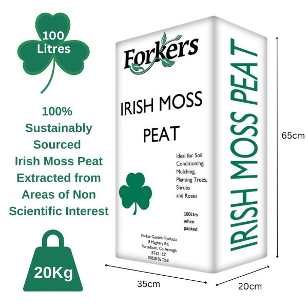 Irish Moss Peat 100 Litres