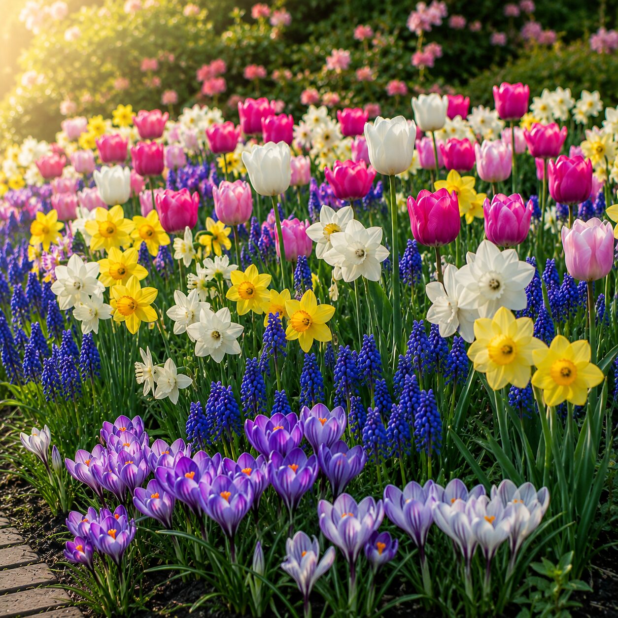 Mixed Spring Bulb Collection - Luxury Mixed Spring Flowering Perennial Bulbs